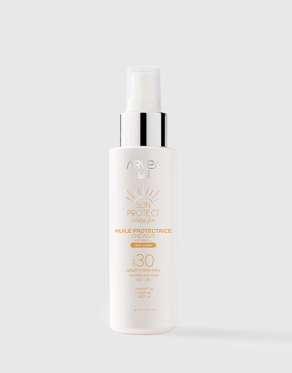 Huile protectrice cheveux Sun Protect